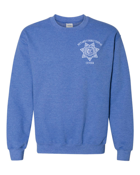 Buy heather-sport-royal Menard- Gildan Heavy Blend Crewneck Sweatshirt- Heather Colors