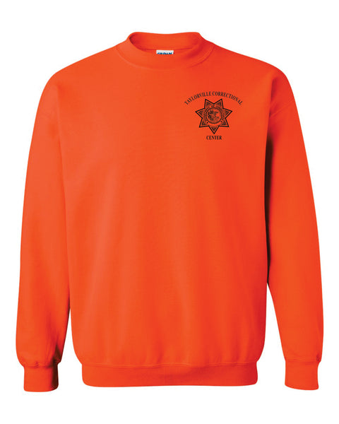 Buy orange Taylorville- Gildan Heavy Blend Crewneck Sweatshirt