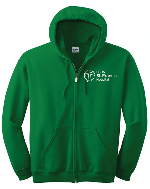 Buy irish-green HSHS- Gildan Heavy Blend Full Zip Hooded Sweatshirt