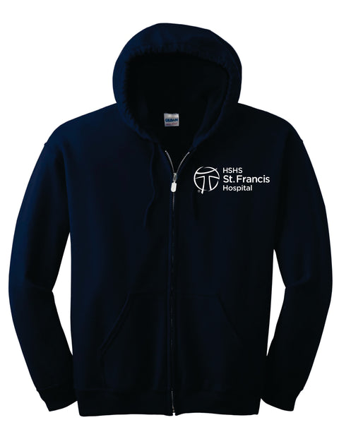 Buy navy HSHS- Gildan Heavy Blend Full Zip Hooded Sweatshirt