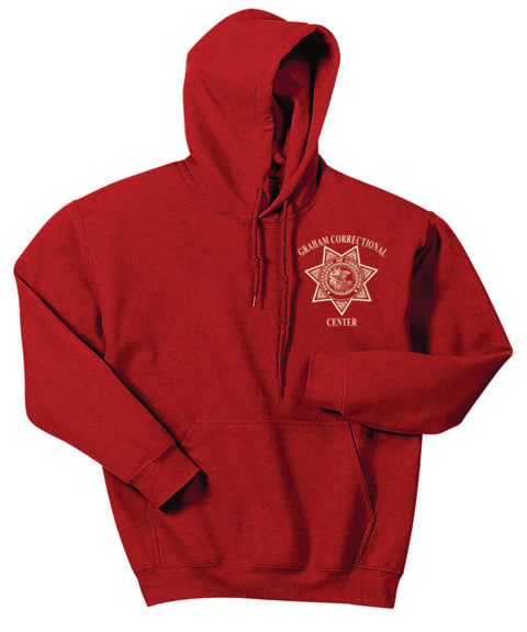 Buy antiqu-cherry-red Graham- Gildan Heavy Blend Hooded Sweatshirt