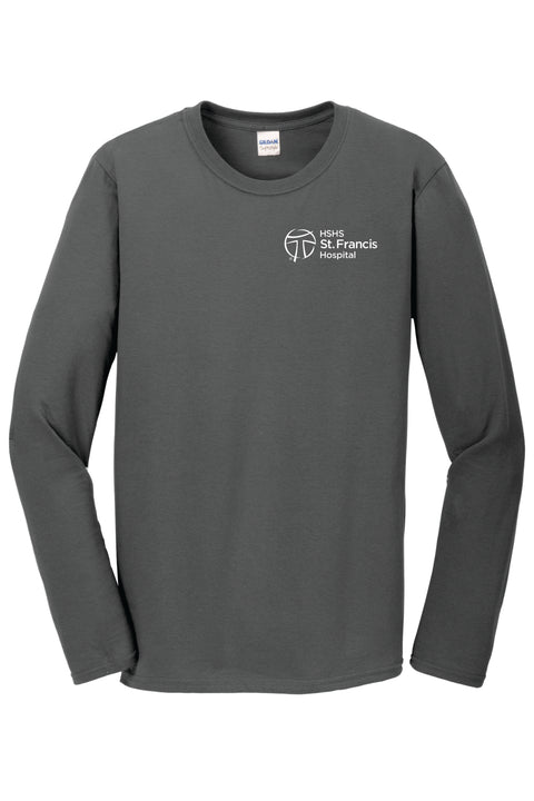 Buy charcoal HSHS- Gildan Softstyle Long Sleeve T-Shirt