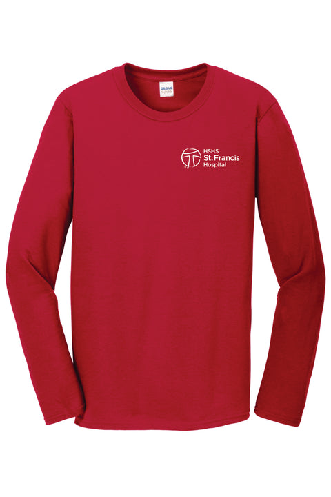 Buy cherry-red HSHS- Gildan Softstyle Long Sleeve T-Shirt