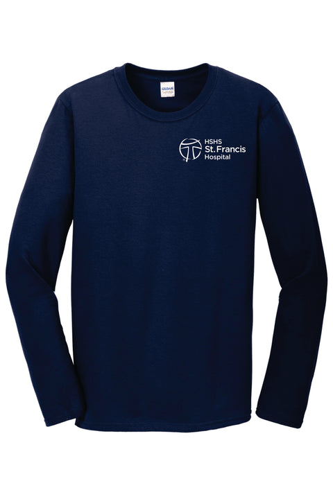 Buy navy HSHS- Gildan Softstyle Long Sleeve T-Shirt