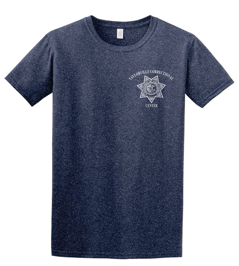 Buy hthr-navy Taylorville- Gildan Softstyle T-Shirts- Heather Colors