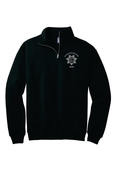 Buy black Southwestern- Jerzee 1/4 Zip Cadet Collar Sweatshirt