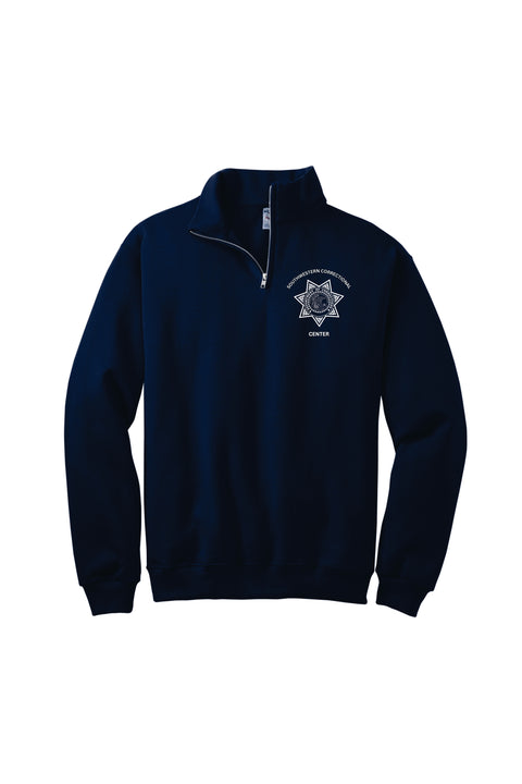 Buy navy Southwestern- Jerzee 1/4 Zip Cadet Collar Sweatshirt