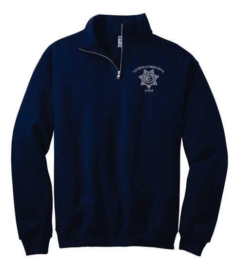 Buy navy Taylorville- Jerzees 1/4 Zip Cadet Collar Sweatshirt