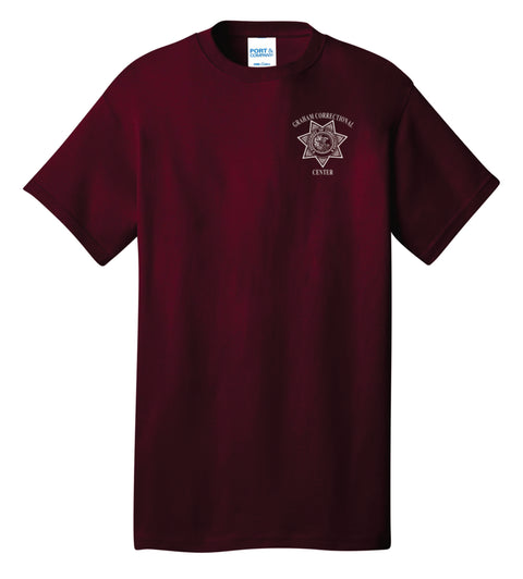 Buy athletic-maroon Graham- P&amp;C 5.4 oz. 100% Cotton T-Shirt