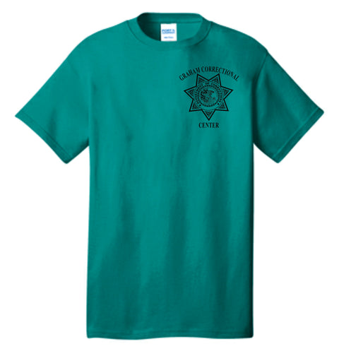 Buy bright-aqua Graham- P&amp;C 5.4 oz. 100% Cotton T-Shirt