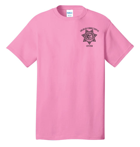 Buy candy-pink Graham- P&amp;C 5.4 oz. 100% Cotton T-Shirt