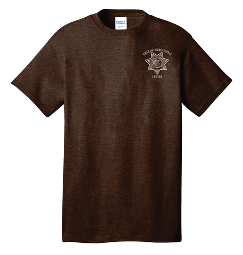Buy heather-drk-choc-brn Graham- P&amp;C 5.4 oz. 100% Cotton T-Shirt- Heather Colors