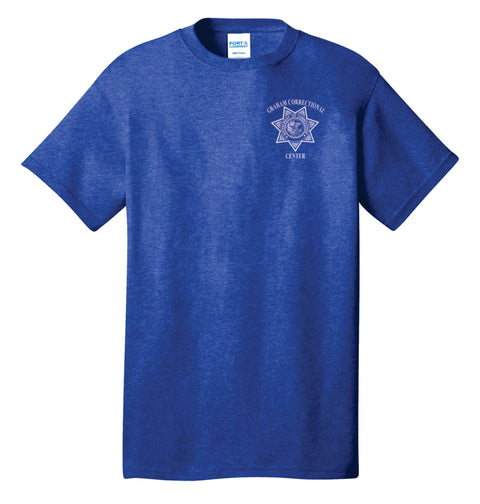 Buy heather-royal Graham- P&amp;C 5.4 oz. 100% Cotton T-Shirt- Heather Colors