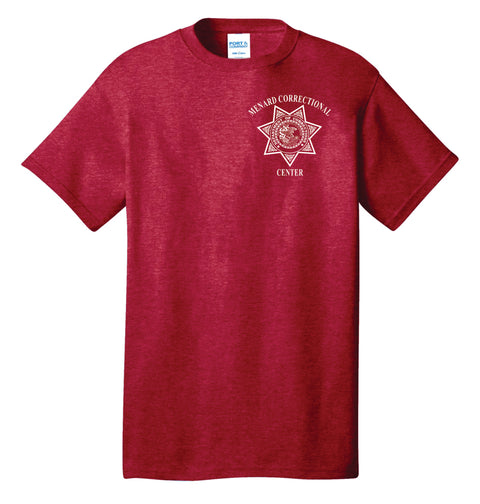 Buy heather-red Menard- Pc 5.4 oz 100% Cotton T-Shirt- Heather Colors